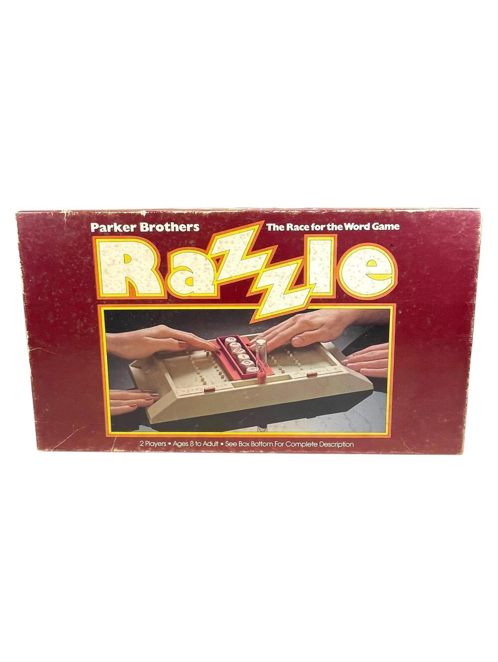 Vintage Razzle 1981‎ Parker Bros Complete Word Race Game